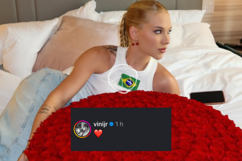 Virginia exibe presente surpresa no Dia dos Namorados e comentário de Vini Jr. vira assunto