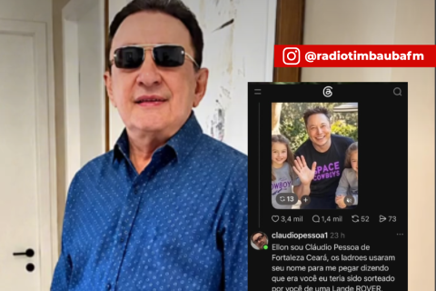 Ex-prefeito de Canindé cai em golpe de mais de R$30 mil e faz apelo a Elon Musk