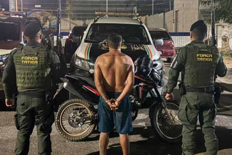 COTAR e Força Tática prendem suspeito de homicídios em Independência