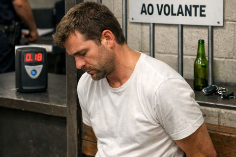 Prisão por embriaguez ao volante é registrada no distrito de Sucesso