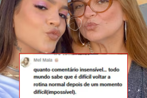 Mel Maia rebate críticas a seu corpo após morte da mãe: 'insensíveis'