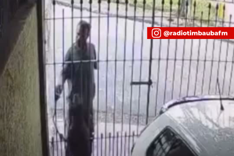 Homem tenta pegar objeto em residência e acaba mordido por cachorra