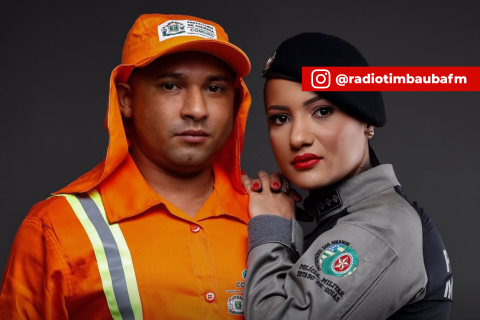 Capitã da PM e gari emocionam a web ao celebrar 25 anos de amor com ensaio fotográfico