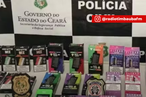 Polícia flagra venda de “vapes” a adolescentes e prende suspeito