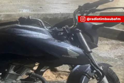 Apreensão de motocicleta com sinais de adulteração em Nova Russas