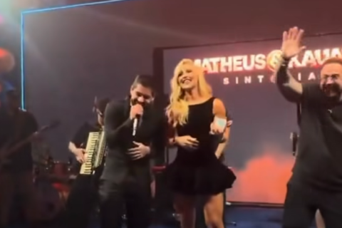 Virginia Fonseca dança ao som de Zé Felipe na festa de aniversário de Maria Alice