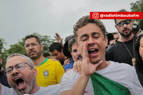 Polícia Legislativa acompanha deputado Nikolas Ferreira em caminhada até Brasília