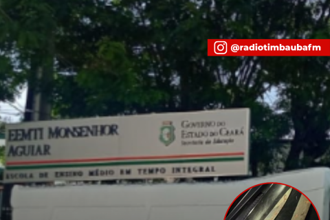 Aluno com faca fere diretor e coordenadora dentro de escola em Tianguá