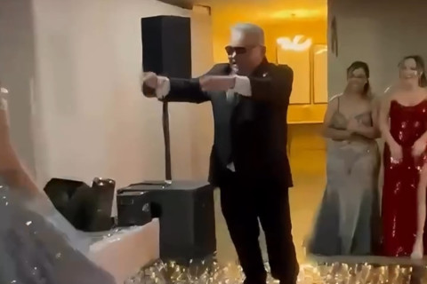 Prefeito de Santana do Acaraú viraliza com performance inspirada em Michael Jackson
