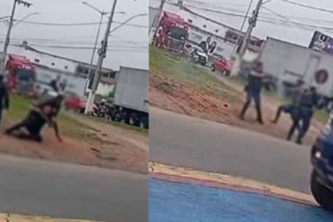 Homem enfrenta guardas municipais até a morte