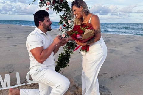 Yara Tchê é surpreendida com pedido de casamento e reação viraliza