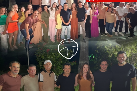 Prefeita Giordanna Mano reúne amigos e lideranças políticas em jantar de confraternização