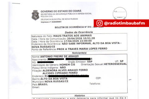Morador denuncia suposto envenenamento de animais em Nova Russas e caso é investigado pela Polícia Civil