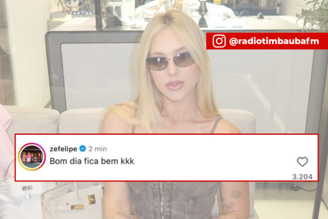 Zé Felipe comenta em foto de Virgínia e internautas apontam deboche após pronunciamento de Vini Jr.