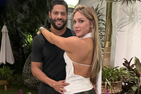 Hulk se declara à esposa, sobrinha de sua ex, e chama atenção nas redes: "Encontrei a pessoa que quero ao meu lado"